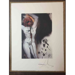 Salvador Dali Litografia off set cm 50x65   certificata