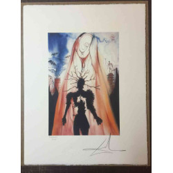 Offset litograficzny Salvadora Dali z certyfikatem 50x65 cm
