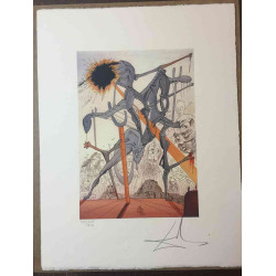 Conjunt de litografia de Salvador Dalí 50x65 cm certificat