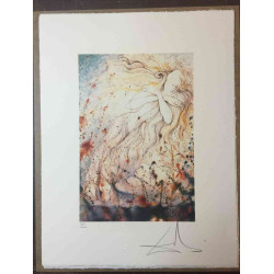 Offset litograficzny Salvadora Dali z certyfikatem 50x65 cm
