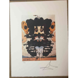Salvador Dali Lithographie hors set 50x65 cm certifiée