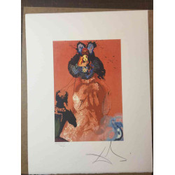 Litografická súprava Salvador Dali certifikovaná 50x65 cm