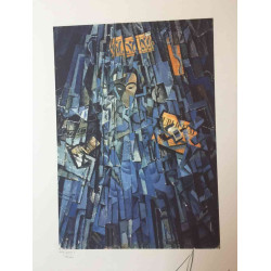 Salvador Dali Off set lithograph cm 50x65 certified
