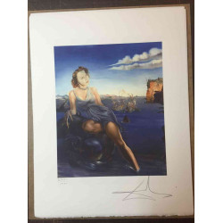 Offset litograficzny Salvadora Dali z certyfikatem 50x65 cm