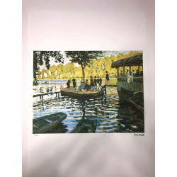 Claude Monet litho off set 50x70 cm