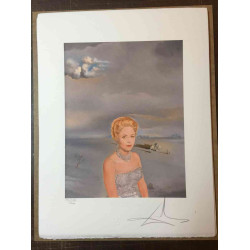 Salvador Dali Off set lithograph cm 50x65 certified