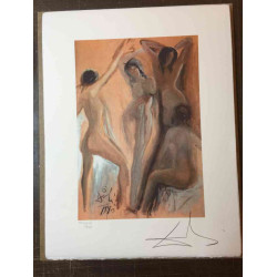 Litografická súprava Salvador Dali certifikovaná 50x65 cm