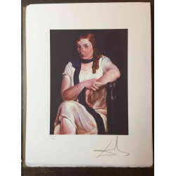 Salvador Dali Lithographie hors set 50x65 cm certifiée