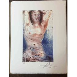 Litografía Salvador Dali off set 50x65 cm certificada