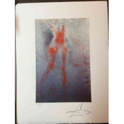 Litografía Salvador Dali off set 50x65 cm certificada