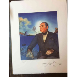 Salvador Dali Off set lithograph cm 50x65 certified