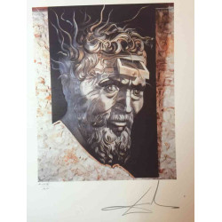 Litografia Salvador Dali off set 50x65 cm certificada