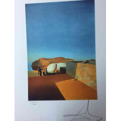 Salvador Dalí Litografía off set 50x65 cm certificado
