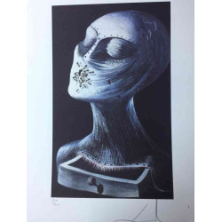 Salvador Dali 50x65 cm-ko litografia-sorta ziurtatua