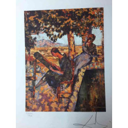Litografická sada Salvador Dali s certifikací 50x65 cm
