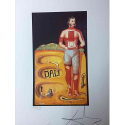 Litografía Salvador Dali off set 50x65 cm certificada