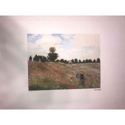 Claude Monet litho off set 50x70 cm