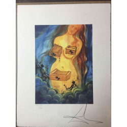 Litografická súprava Salvador Dali certifikovaná 50x65 cm