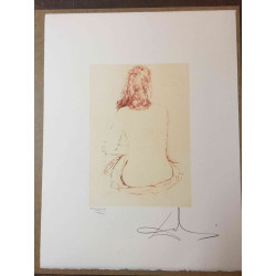 Salvador Dali Litografia off set cm 50x65   certificata