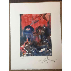 Setul de litografie Salvador Dali 50x65 cm certificat
