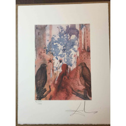 Salvador Dali Lithographie Offset 50x65 cm zertifiziert