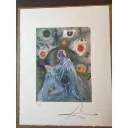 Litografická súprava Salvador Dali certifikovaná 50x65 cm