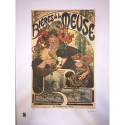 Set de litografía Alphonse Mucha 50x70 cm