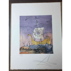 Litografická sada Salvador Dali s certifikací 50x65 cm