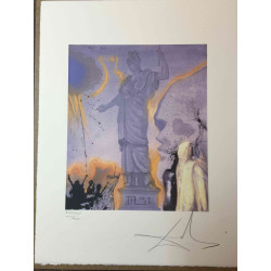 Litografia Salvador Dali off set 50x65 cm certificada