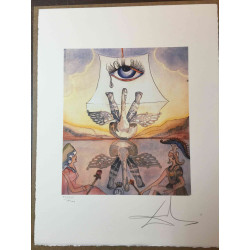 Salvador Dali Litografia off set cm 50x65   certificata