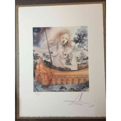 Salvador Dali Litografia off set cm 50x65   certificata