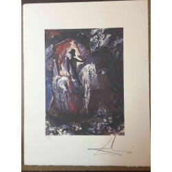 Salvador Dali Lithographie hors set 50x65 cm certifiée