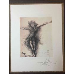 Salvador Dali Litografia off set cm 50x65   certificata