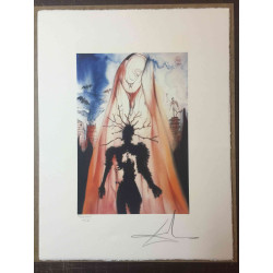 Salvador Dali Litografia off set cm 50x65   certificata