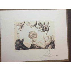 Salvador Dali Off set lithograph cm 50x65 certified