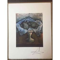 Salvador Dali Lithographie hors set 50x65 cm certifiée