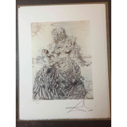 Litografická súprava Salvador Dali certifikovaná 50x65 cm
