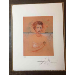 Salvador Dali Off set lithograph cm 50x65 certified