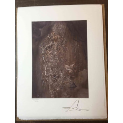 Salvador Dali Off set lithograph cm 50x65 certified