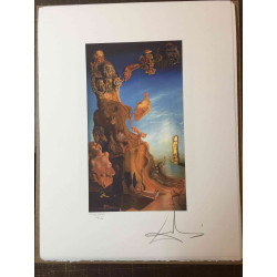Litografía Salvador Dali off set 50x65 cm certificada