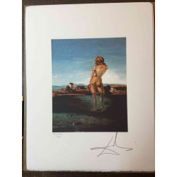 Salvador Dali Off set lithograph cm 50x65 certified