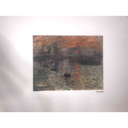 Claude Monet litho off set 50x70 cm