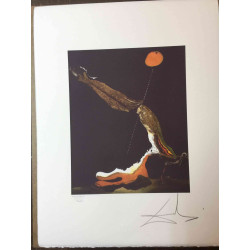 Offset litograficzny Salvadora Dali z certyfikatem 50x65 cm