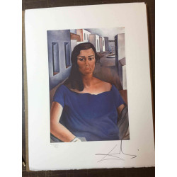 Salvador Dalí Litografía off set 50x65 cm certificado