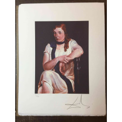 Salvador Dali Lithographie hors set 50x65 cm certifiée