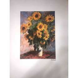 Claude Monet litho off set 50x70 cm