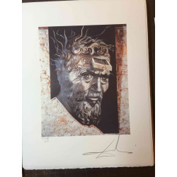 Salvador Dali Off set lithograph cm 50x65 certified
