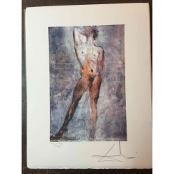 Salvador Dalí Litografía off set 50x65 cm certificado