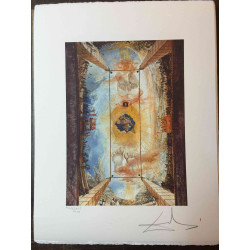 Salvador Dali Litografia off set cm 50x65   certificata