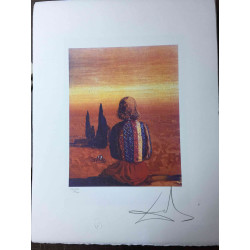 Litografia Salvador Dali off set 50x65 cm certificada